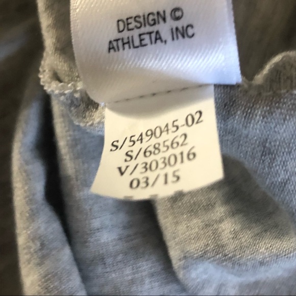 Athleta Heather Gray Dress w/ Criss Cross Back - Size Small - Picture 12 of 16